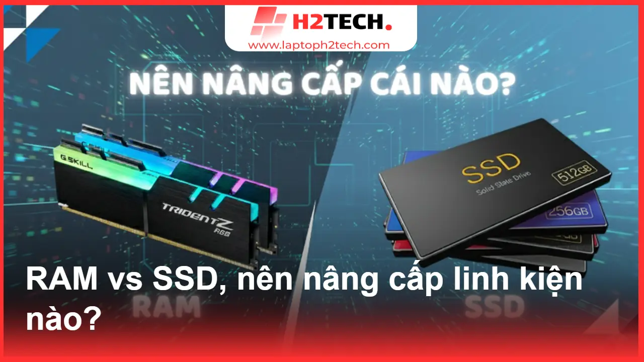 Nên Nâng SSD Hay Nâng RAM Trước? Cách Chọn Đúng Để Máy Chạy Nhanh Hơn Rõ Rệt